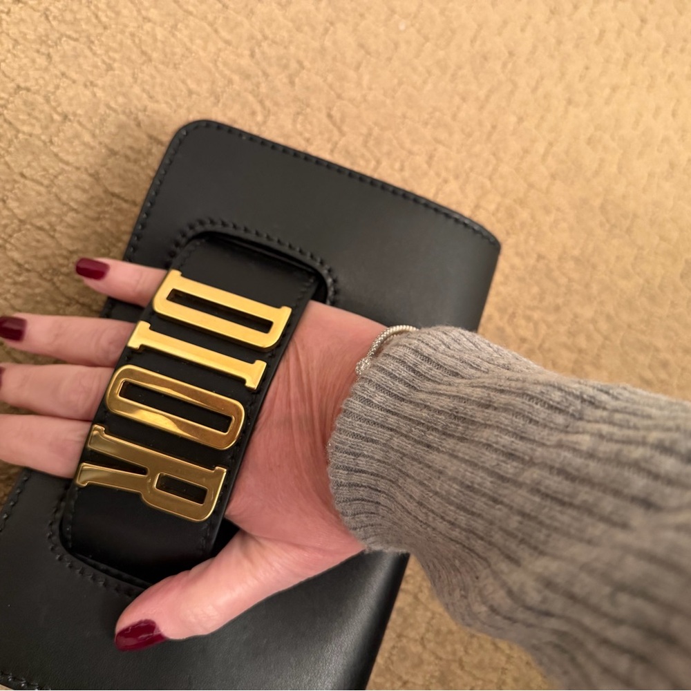 Dior Revolution Black and Gold Clutch Bag - Picture 3 of 7